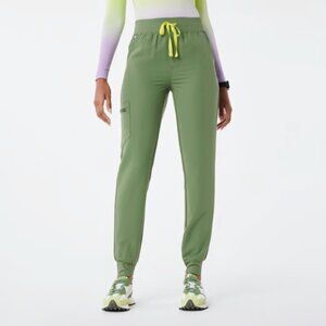 Women's Fern High Waisted Zamora - Jogger Scrub Pant - Small / Fern